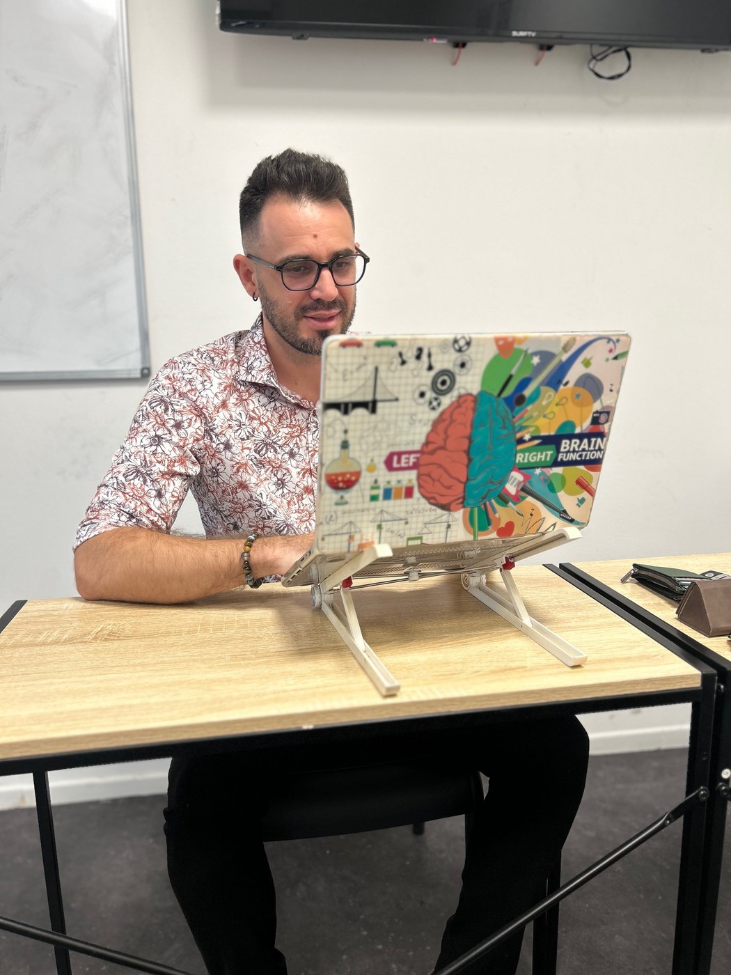 Pierre-Olivier Joseph au travail sur MiamOS
